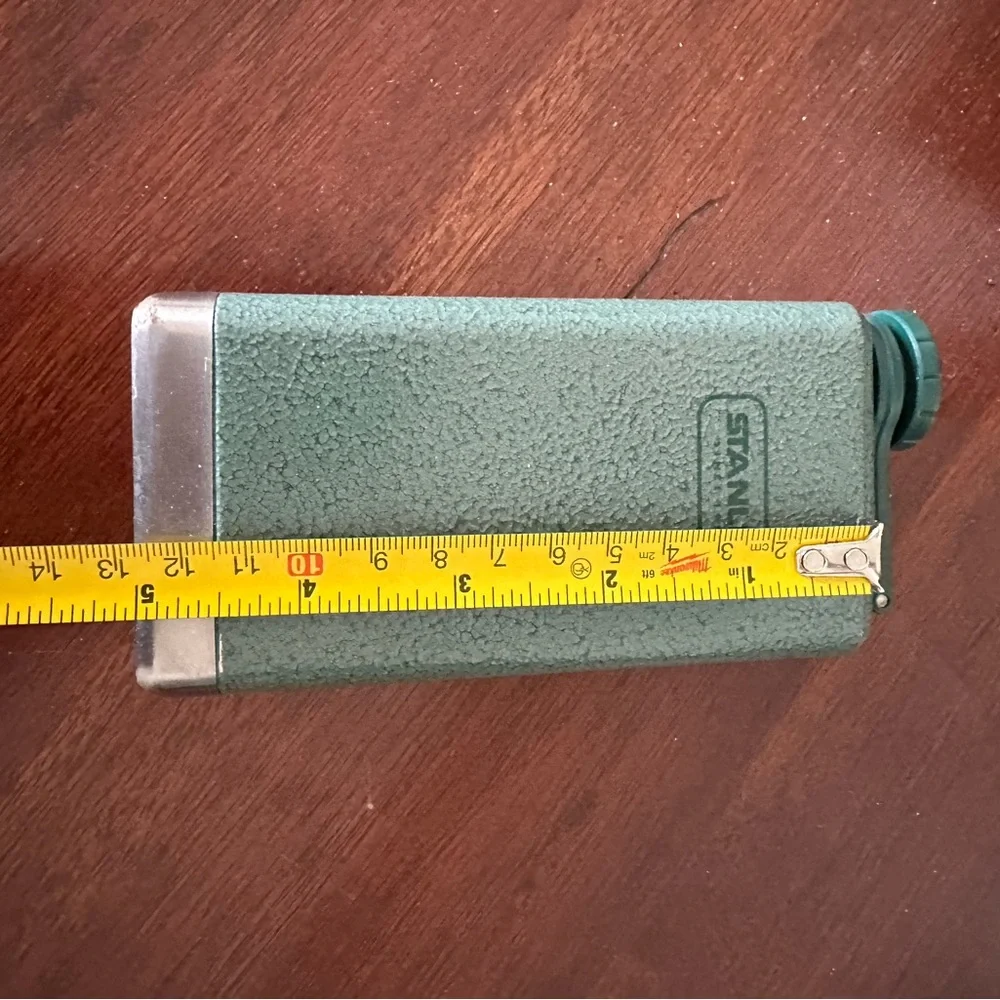 Stanley Hammertone green hip flask EUC - Picture 2 of 7
